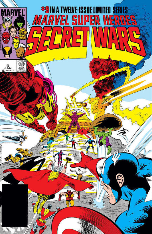 Marvel Super Heroes Secret Wars #9 Facsimile Edition Foil Variant