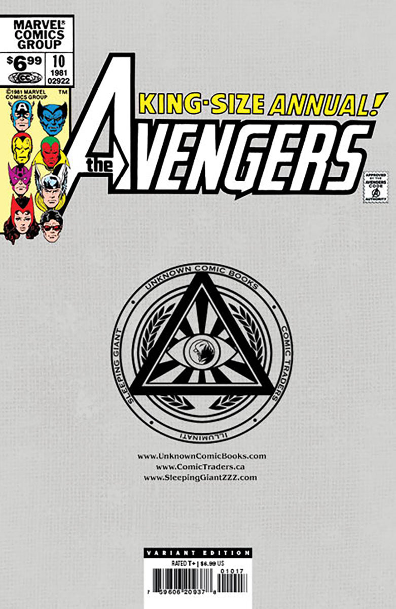 AVENGERS ANNUAL #10 UNKNOWN COMICS NATHAN SZERDY EXCLUSIVE VAR FACSIMILE EDITION (05/29/2024)