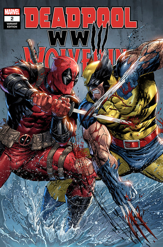 DEADPOOL & WOLVERINE: WWIII #2 UNKNOWN COMICS TYLER KIRKHAM EXCLUSIVE  VAR (06/12/2024)