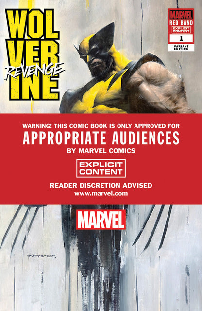 WOLVERINE: REVENGE - RED BAND #1 UNKNOWN COMICS PUPPETTER LEE EXCLUSIVE VAR  [POLYBAGGED] EXPLICIT CONTENT (08/21/2024)