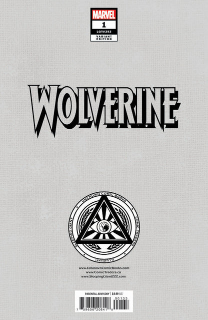 WOLVERINE #1 UNKNOWN COMICS DELL’OTTO EXCLUSIVE VAR (09/11/2024)