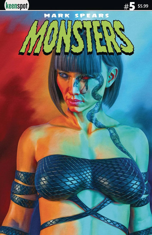 MARK SPEARS MONSTERS #5 CVR E GIRL WITH SNAKE TATTOO (5/21/25 PRESALE)