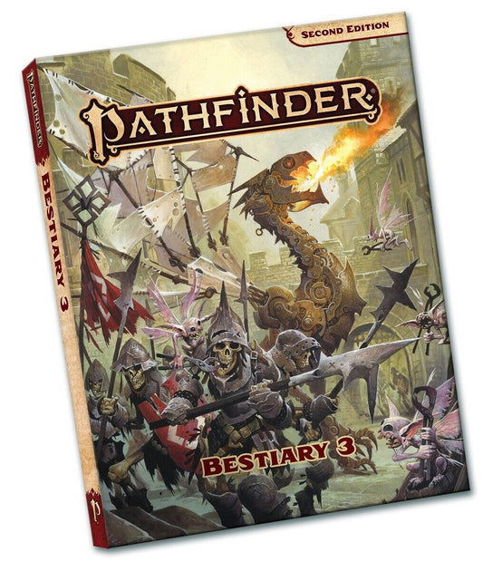 Pathfinder 2nd Ed Fantasy RPG: Bestiary 3 Sourcebook Pocket Edition