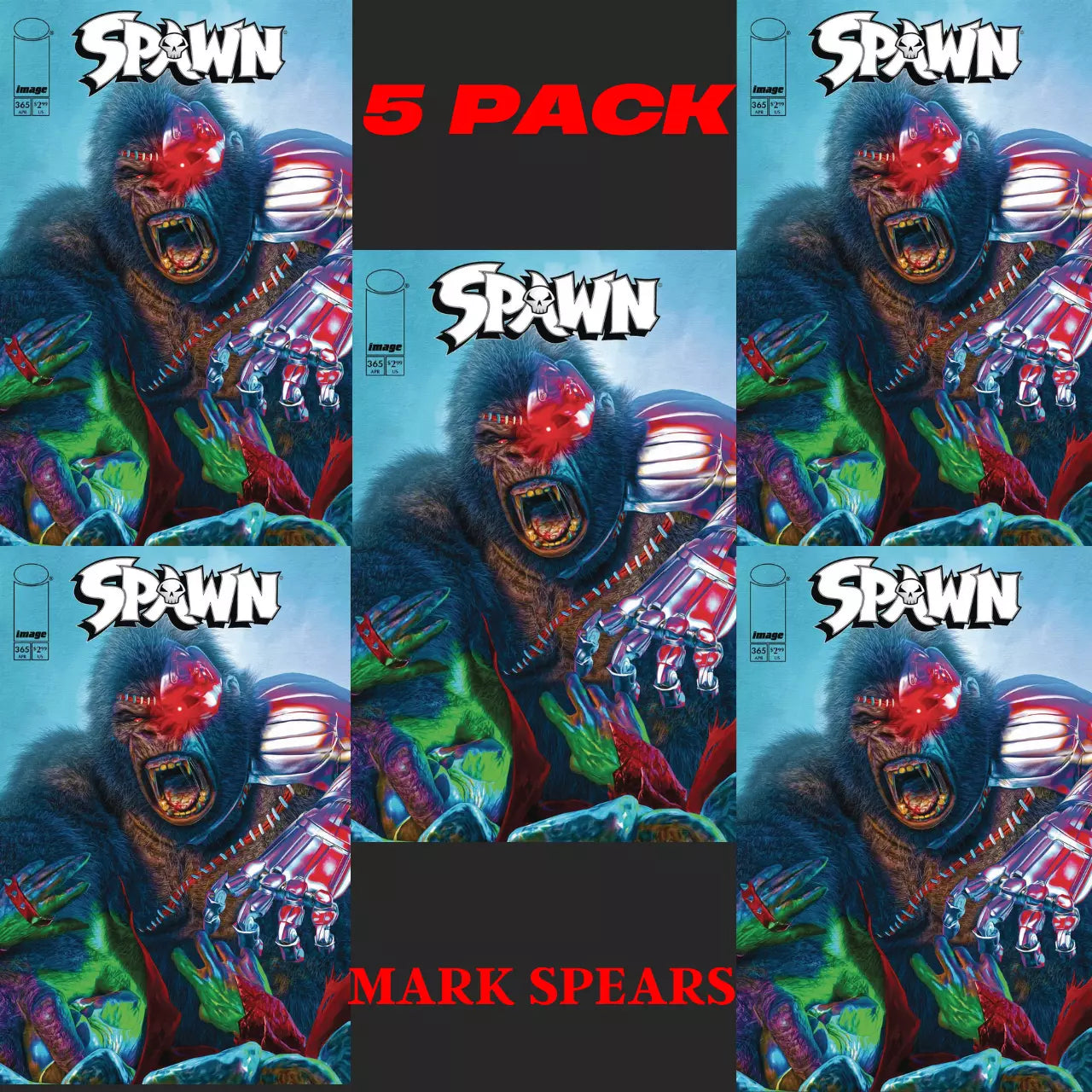 SPAWN #365 CVR B MARK SPEARS 5 pack (6/5/25)