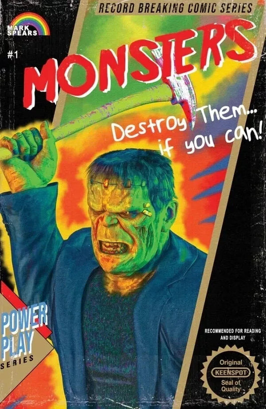 Mark Spears Monsters #1 4th Printing 1:20 Video Game Homage Variant Keenspot
