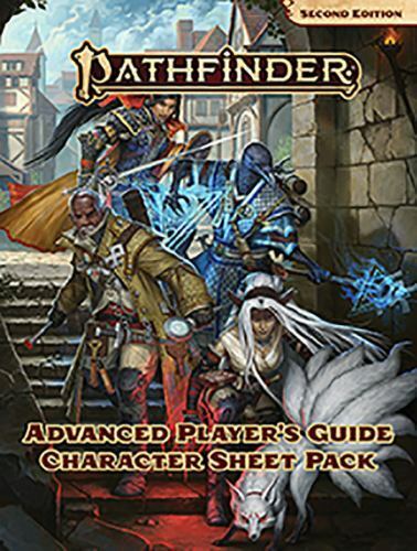 Paizo Pathfinder: Advanced Players Guide Character Sheet Pack 2nd Edition